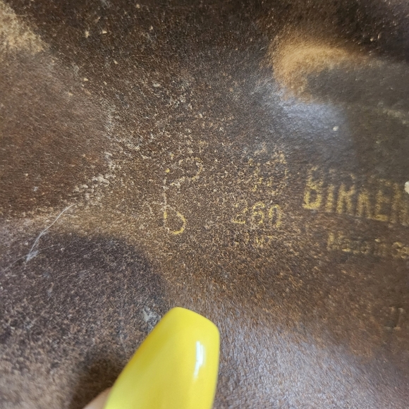 Birkenstock Sandals Brown Leather Size 40 - Picture 5 of 5